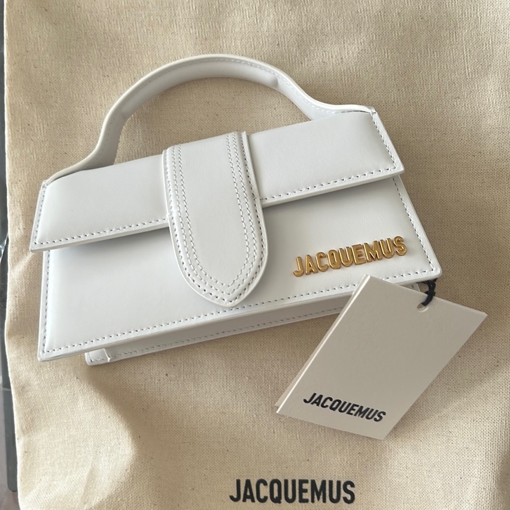 Jacquemus le petit bambino bag in white